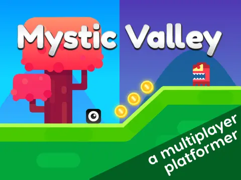 Mystic Valley Multiplayer Platformer Logo