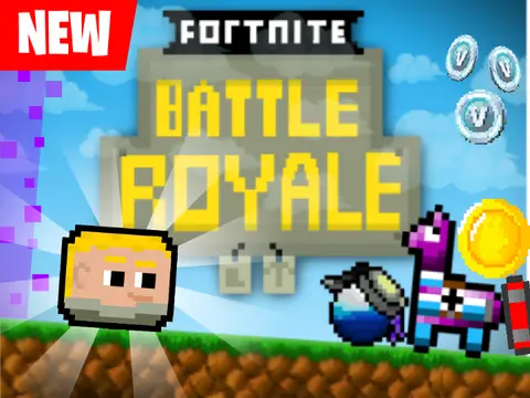 New Fortnite Pixel Platformer Online game logo