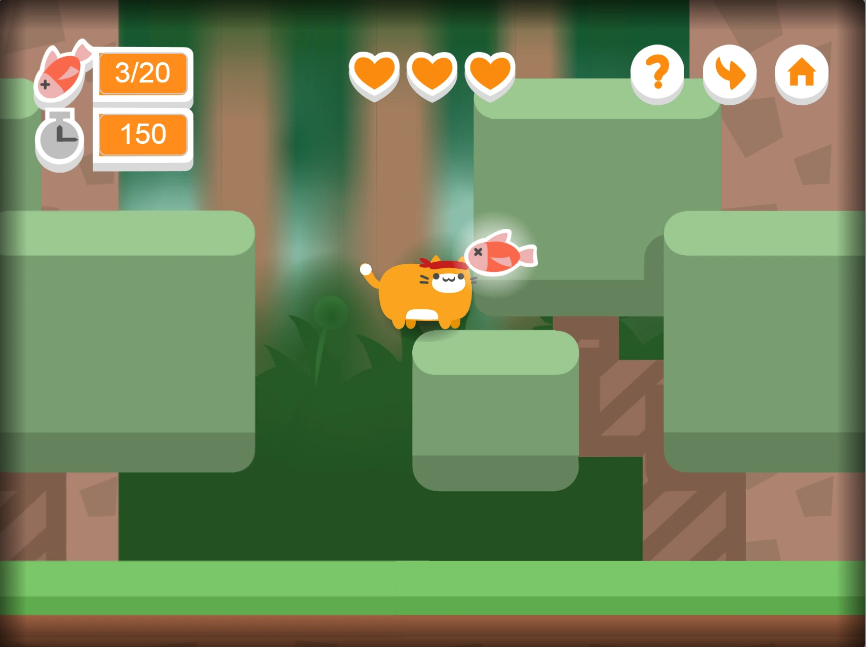 Ninja Cat 3 Platformer Game gameplay screenshot 5