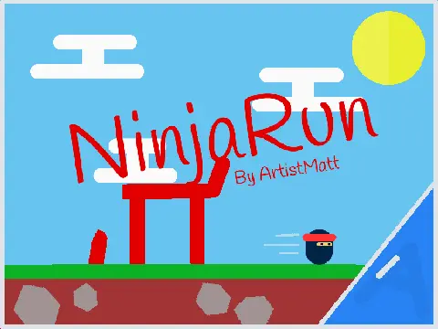 Logo for NinjaRun™ A Platformer game