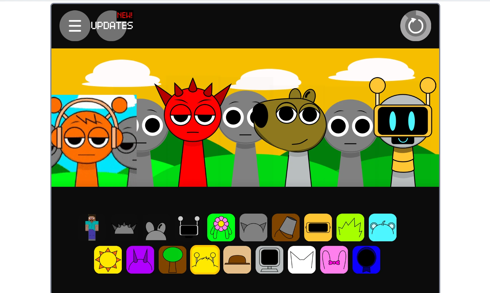 Not Sprunki alternative sound mixing gameplay