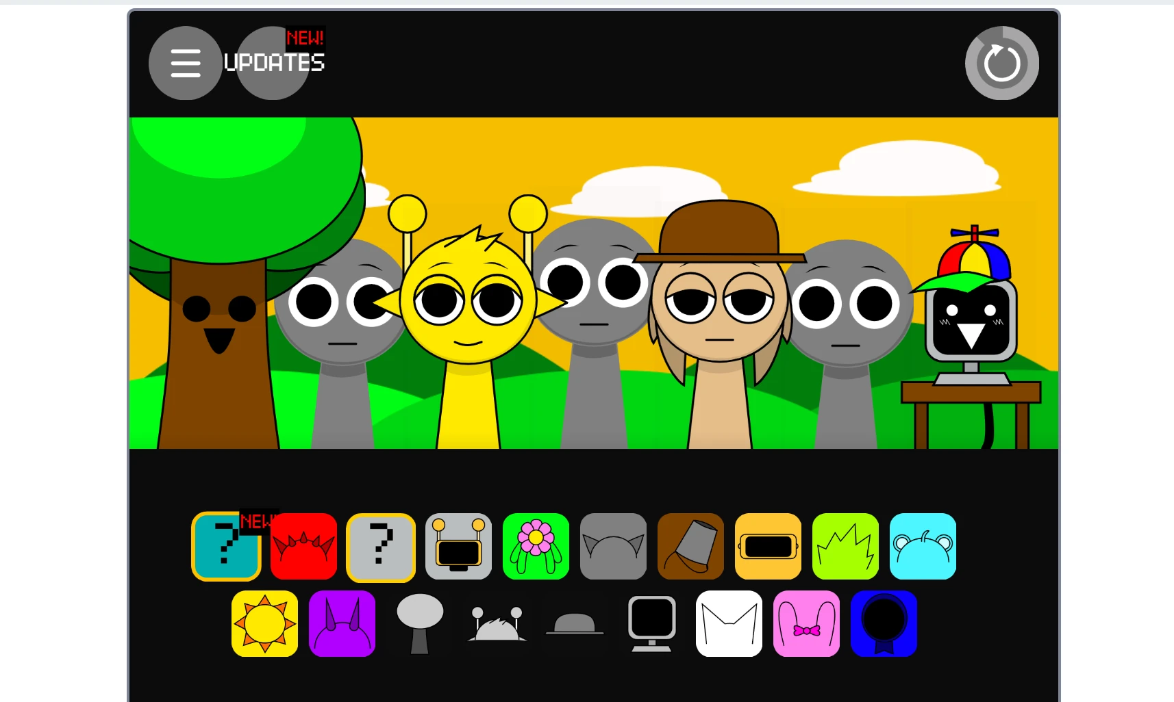 Not Sprunki advanced music mixing interface