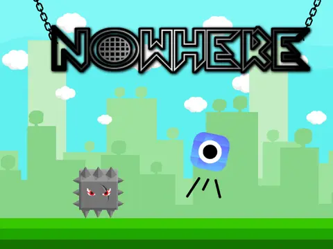 Nowhere platformer logo - mysterious escape adventure with Alan Walker music