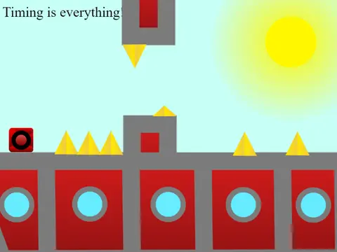 Ocean platformer mobile logo cover featuring pirate escape theme and ocean hazards