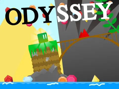 Odyssey scrolling platformer logo - mobile-friendly remake