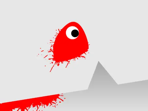Paintsplash platformer logo showing colorful slime blob and splash effects