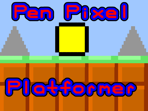 Logo for the Pen Pixel Platformer game