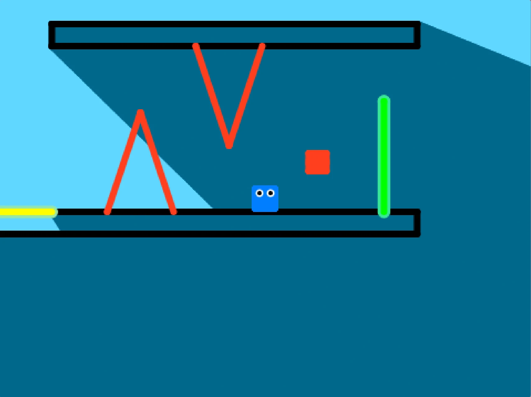 Pen Platformer V2 advanced level gameplay