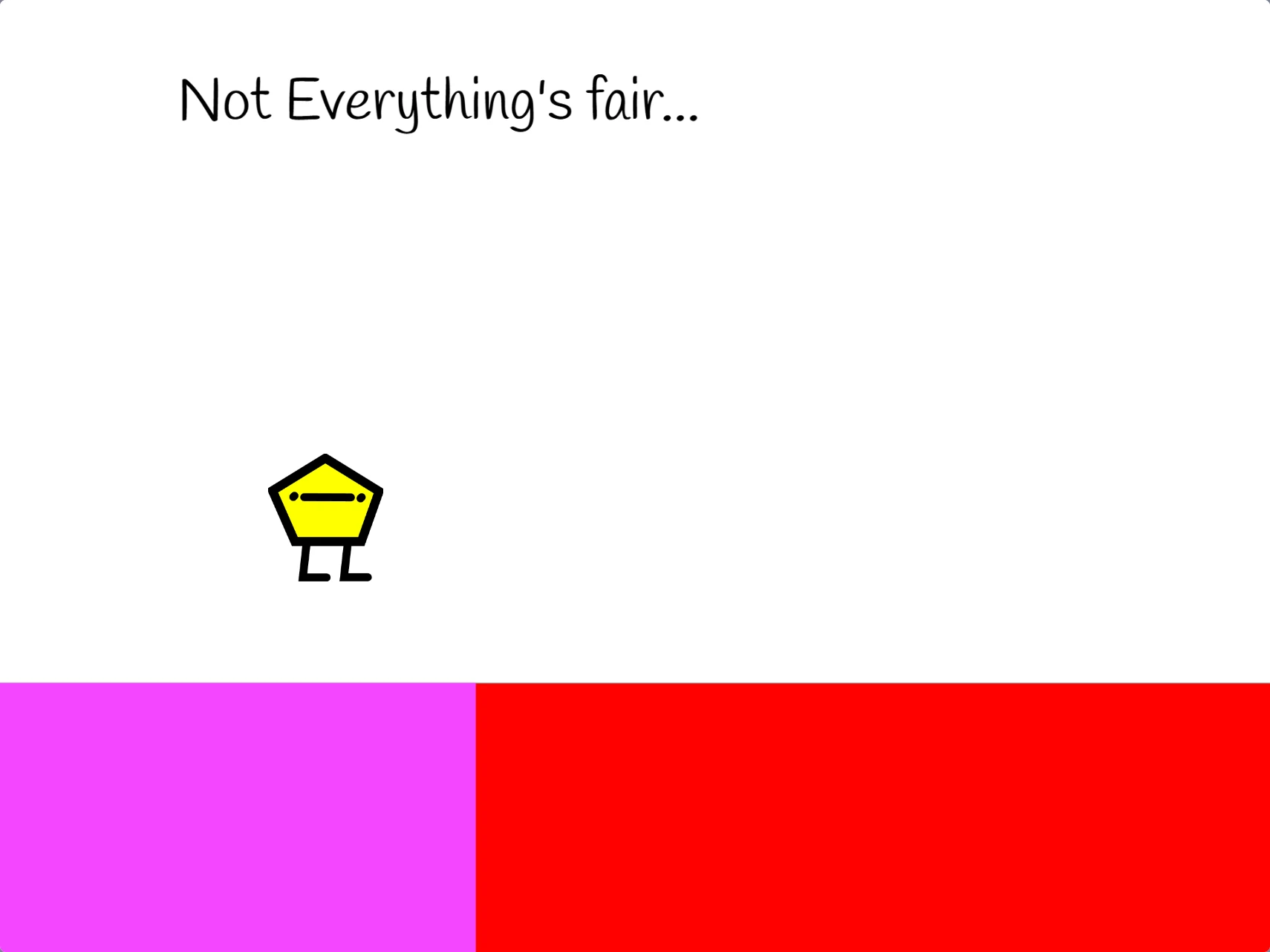 Pentagon Platformer gameplay screenshot 5 - robot respawn