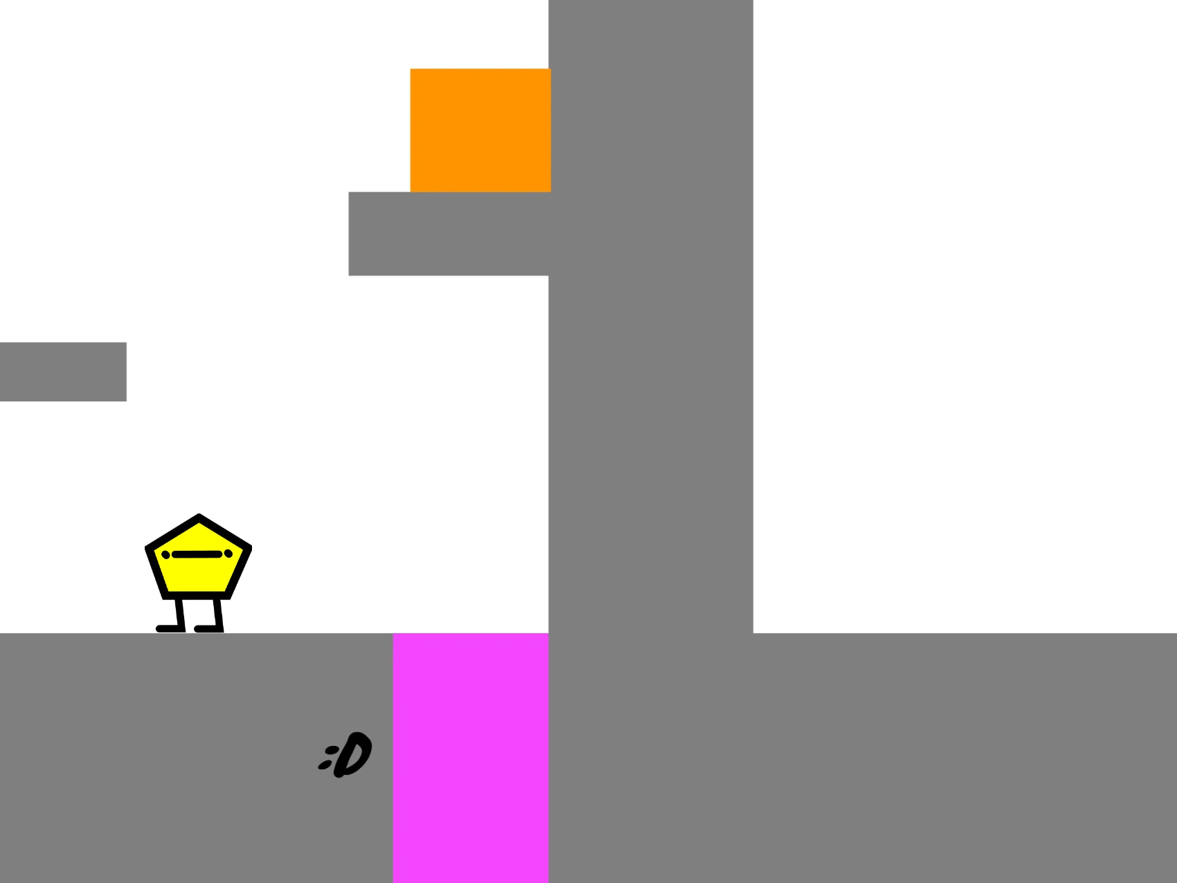 Pentagon Platformer gameplay screenshot 7 - game completion