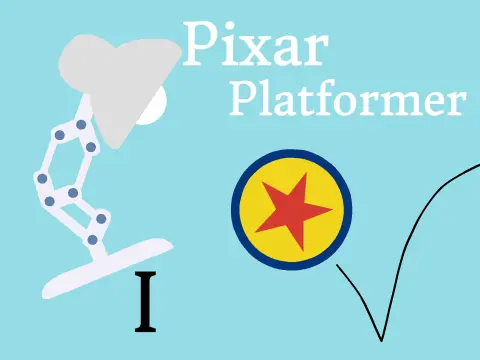 Pixar Platformer Game Cover Image