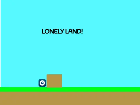 Plains platformer logo cover featuring grassland landscape