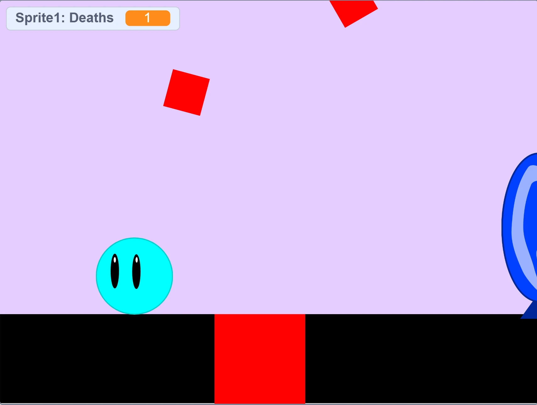 Platformer gameplay screenshot 6 with multiple platforms