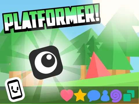 Brutal mobile platformer game logo featuring precision platforming design