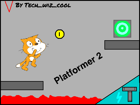 Platformer 2 - sequel to Scratch platformer, featuring coins and color-changing dimensions