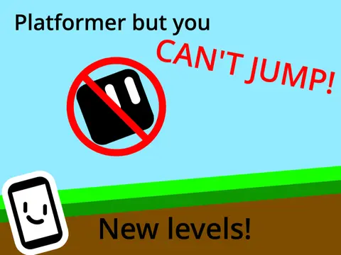 Platformer but you can't jump Logo