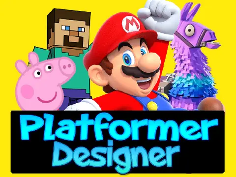 Platformer Designer Game Cover featuring multiple characters