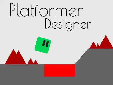 Platformer Designer logo - level creation tool for building and sharing platformer levels