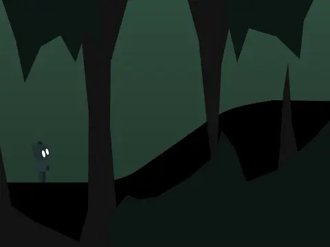 Platformer Engine w Grappling Hook game logo with hookshot graphic