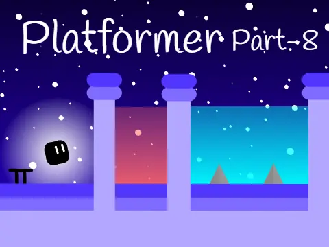 Platformer Part-8 Space logo - space themed platformer