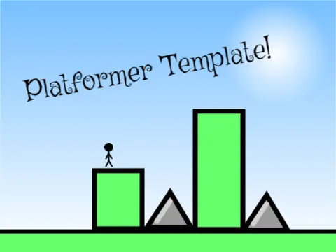 Platformer template engine logo - Scratch game development learning resource