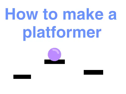 Logo for the interactive Platformer Tutorial project