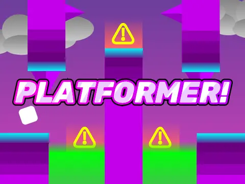 Poison pond platformer logo cover featuring toxic swamp and platforming hazards