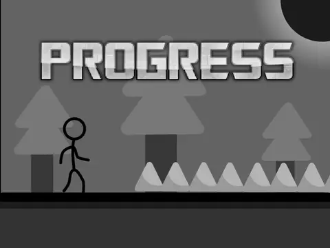 Progress semi-generic platformer game logo
