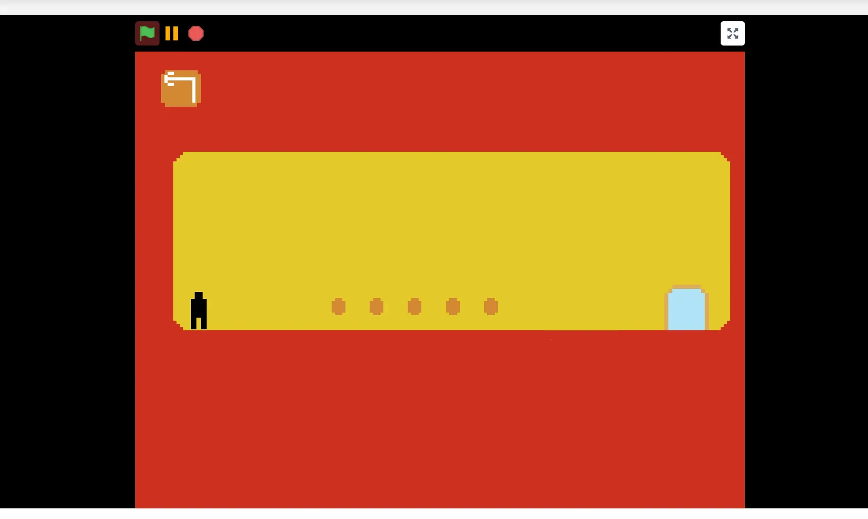 Rage Runner A Platformer Home Screen