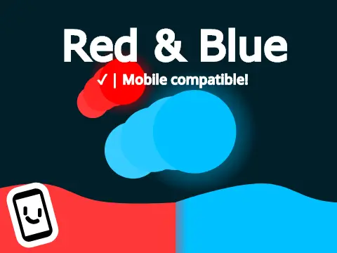 Red and Blue platformer logo cover featuring dual color scheme and contest winner badge