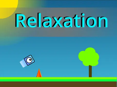 Relaxation A Platformer logo featuring the games title and soothing design elements