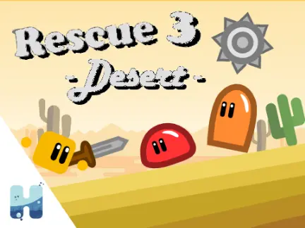 Rescue 3 -Desert- A Platformer Game Cover Art