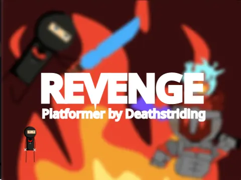 Revenge Platformer logo cover featuring original characters and action platforming