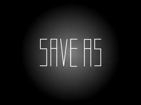 Save As platformer logo representing cognitive decline and memory loss