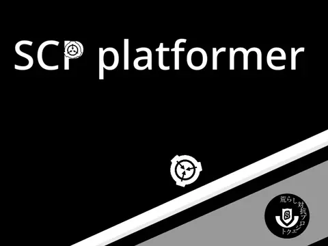 SCP Platformer v1.1 logo - SCP Foundation escape horror game