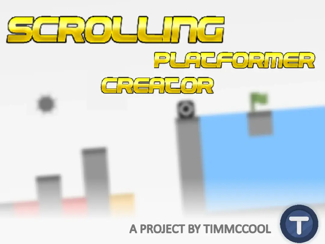 Logo for Scrolling Platformer Creator Beta game level editor