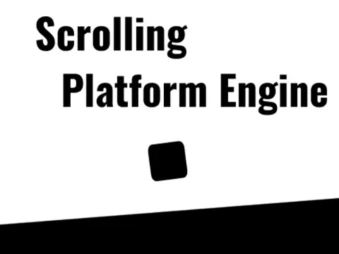 Scrolling Platformer Engine v6 logo - build platformers without coding