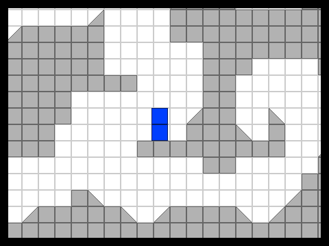 Scrolling platformer engine with slope collision and level editing features