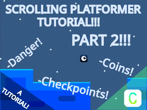 Scrolling platformer tutorial part 2 - educational Scratch game development