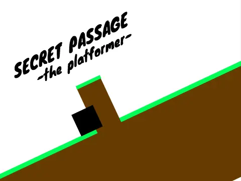 Secret Passage platformer game logo featuring invisible platform twist