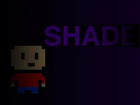 Shade Platformer logo featuring platformer character with climate change awareness theme