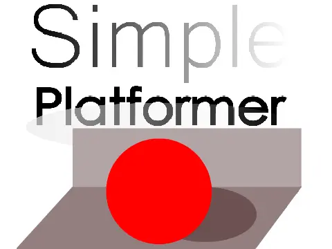Simple Platformer V3 cover art with clean, simple visuals