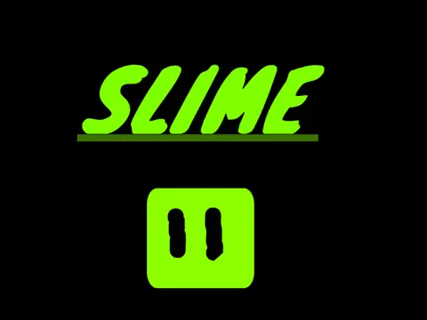 Slime A Platformer game logo featuring slime character with new level update