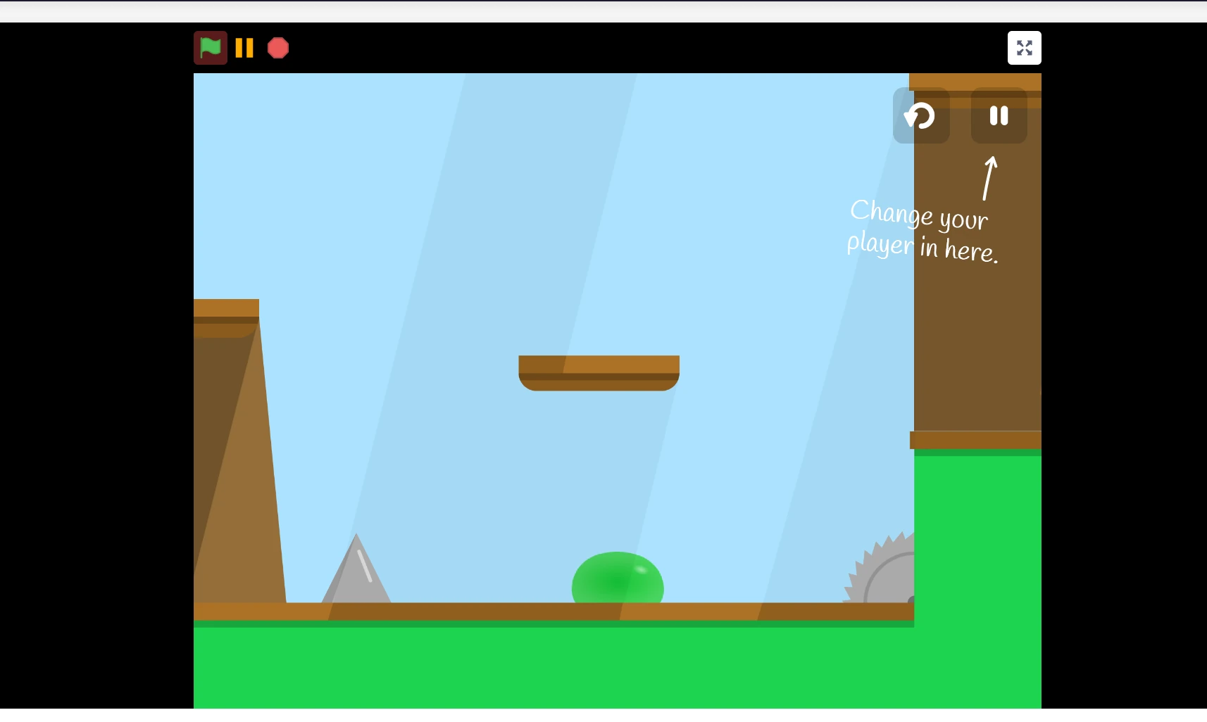 slime platformer gameplay screenshot 2
