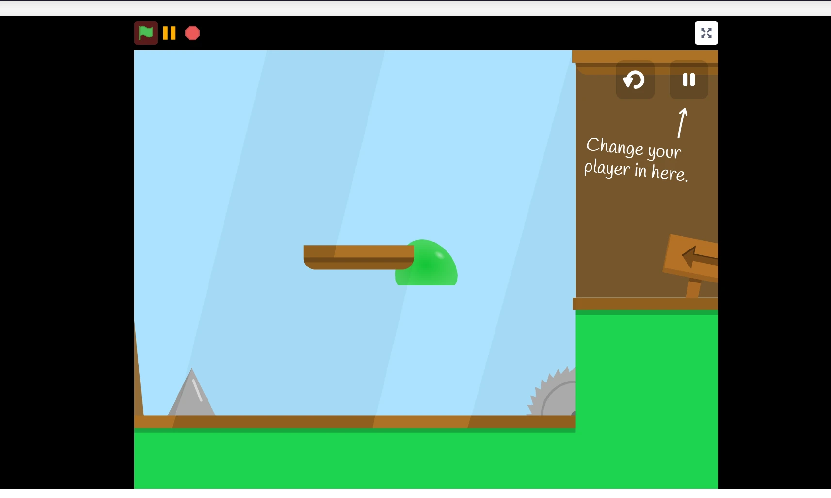 slime platformer mobile gameplay