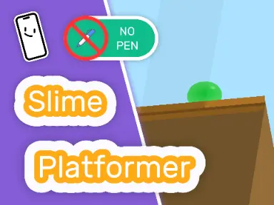 Slime Platformer Game Logo