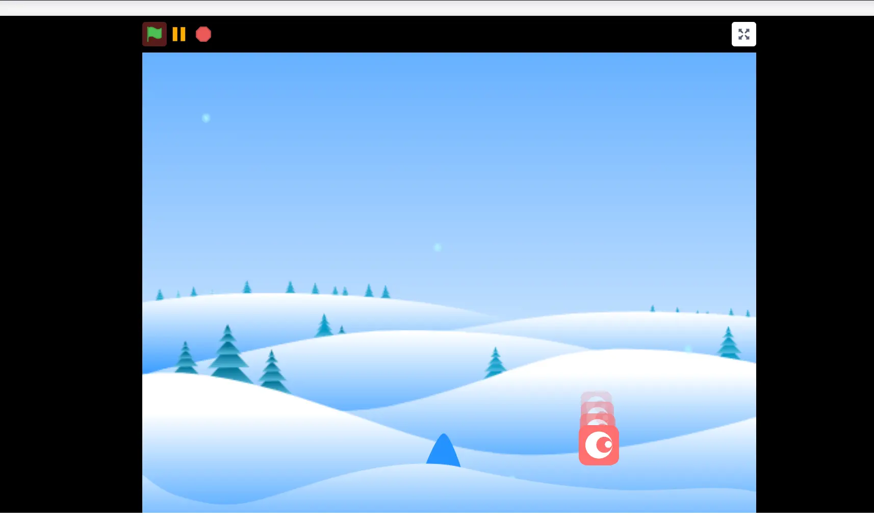Snow Platformer Home Screen