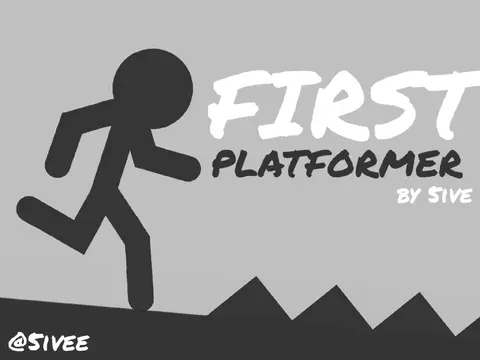 Speedrun Platformer logo - precision platformer with world record system