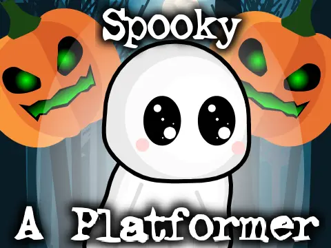 Spooky Halloween Platformer Game Cover Image