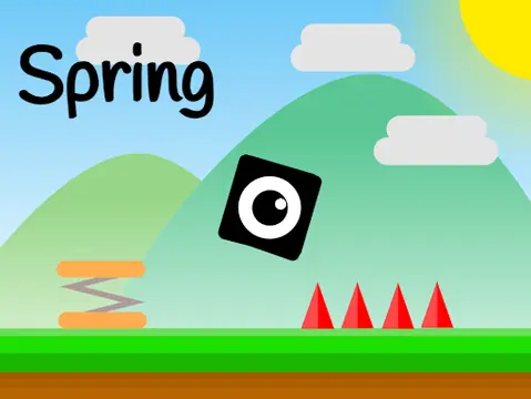 Spring Platformer - a seasonal casual platformer game